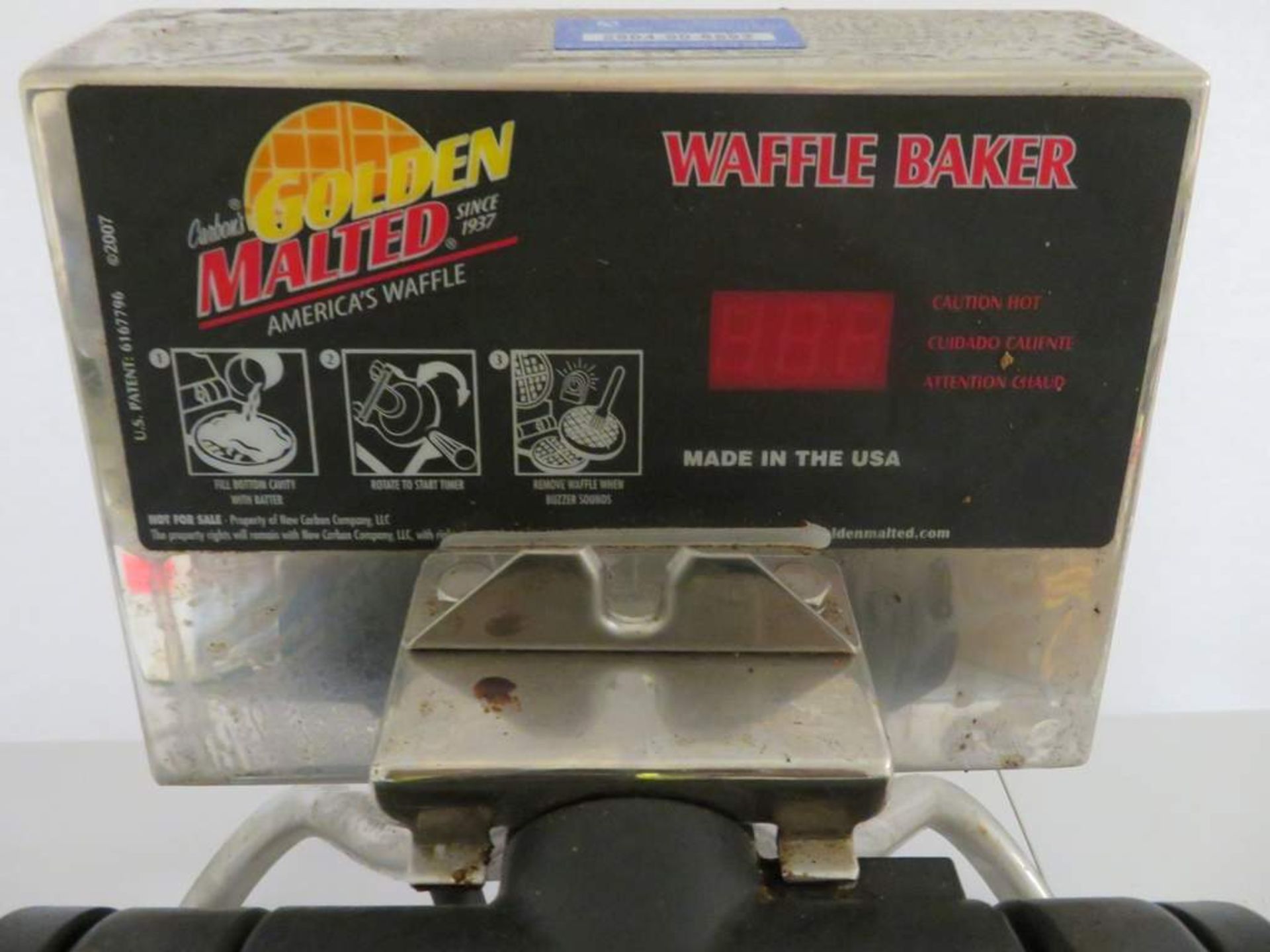 Golden Malted Waffle Baker - Image 3 of 6