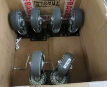 Various Wheels For Moble Catering Equipment x6