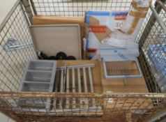 Batter Box, Wheels, Mixed Shelf, Coat rack