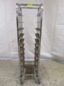 Stainless Steel Trolley 10 Shelf 43x57x166cm (LxDxH)