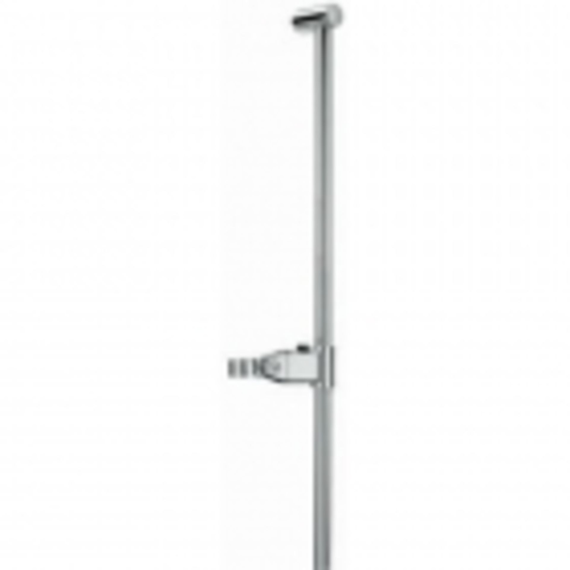 Laufen 3.6498.0.004.400.1 Simi Gliss 1100mm Metal Sliding Shower Bar