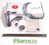 Vitra A40754 D-Line Mono Basin Mixer Tap