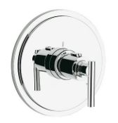 Grphe 19148 Atrio Thermostatic Mixer Trim Set - Thermostat not included