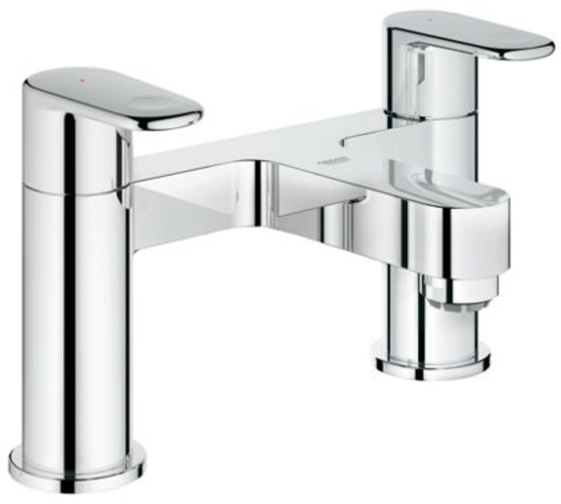 Grohe 25140002 Eurodisc Cosmopolitan Deck Mounted Two-Handled Bath Filler Tap Chrome