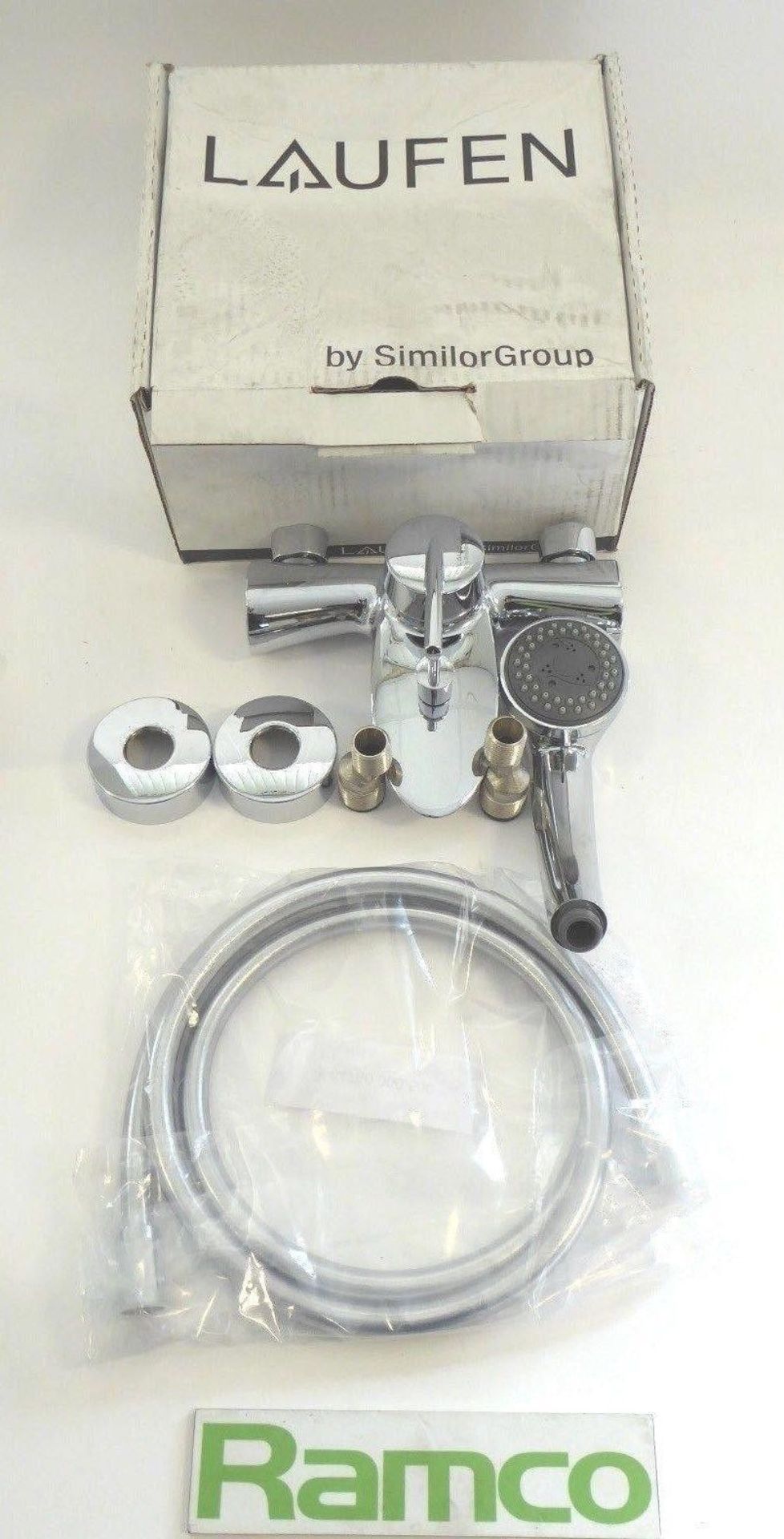 Laufen 3.2155.7.004.145.1 Mimo Single Lever Bath Shower Mixer Tap With Hose Kit. - Image 2 of 6