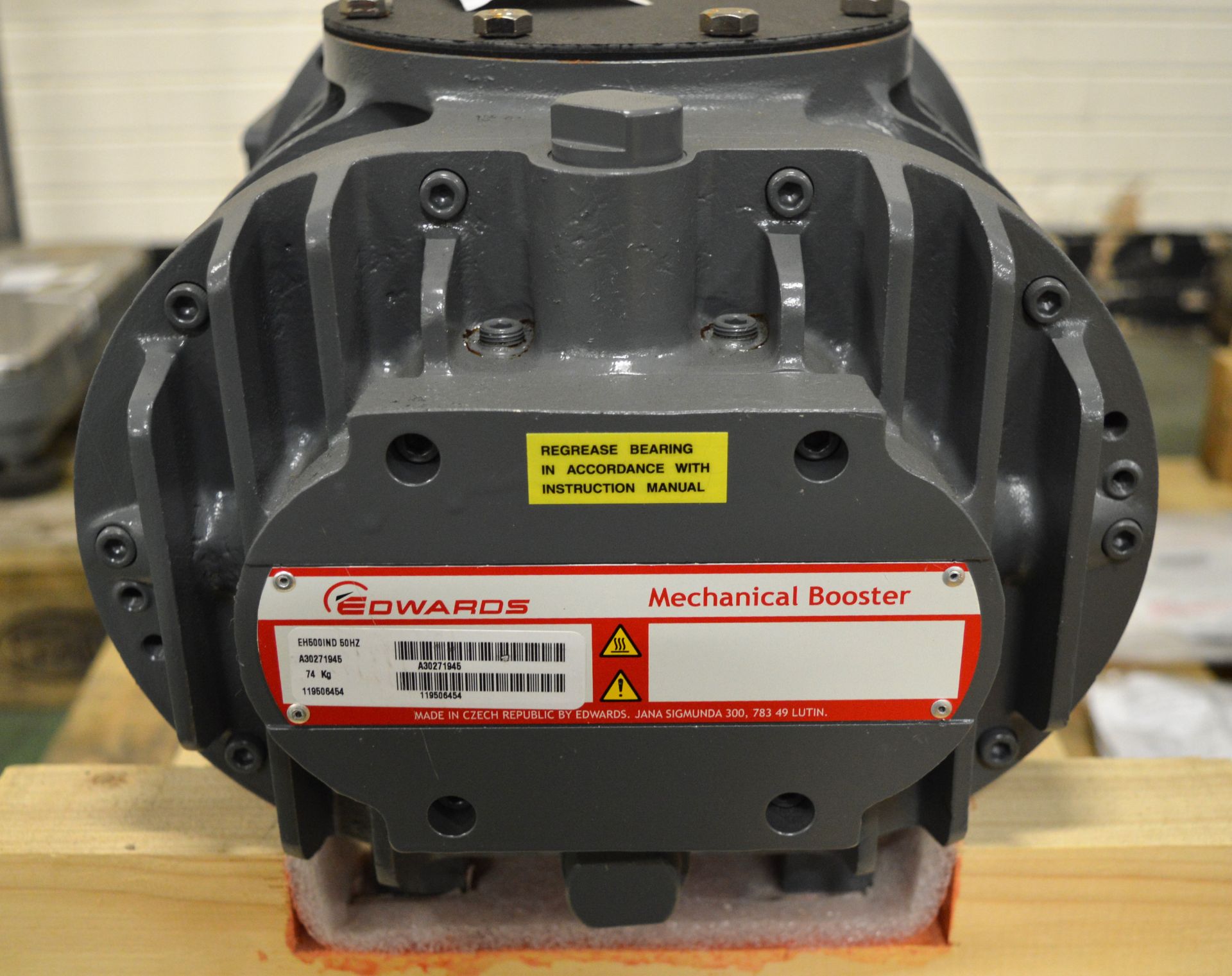 Edwards EH500 IND 50 HZ Mechanical Booster. - Image 2 of 3