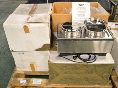 5x Vollrath Food Warmer Model 1001 - 120V 700W.