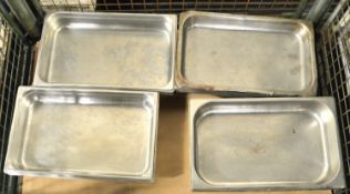 16x Gastronorm Pans.