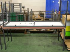 2x Tables Approx 1800 x 700mm.