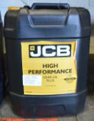 20ltr JCB High Performance Gear Oil Plus - COLLECTION ONLY.