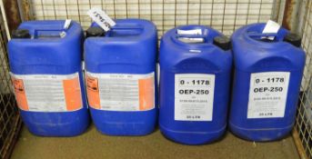 2x 25ltr Chemetall Androx 1823. 2x 25ltr OEP-250 0-1178 - COLLECTION ONLY.