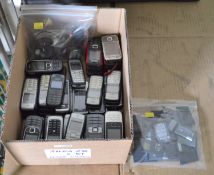 Approx 51x Nokia & Samsung Mobile Phones. Assorted Mobile Phone Batteries.
