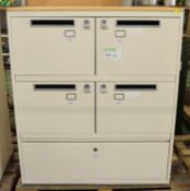 Postal Cupboard with Drawer Under.