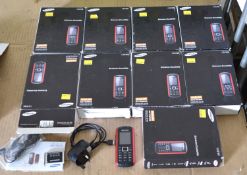 9x Samsung B2100 Mobile Phones.