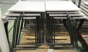 10x Stacking Tables Approx 600 x 600mm.