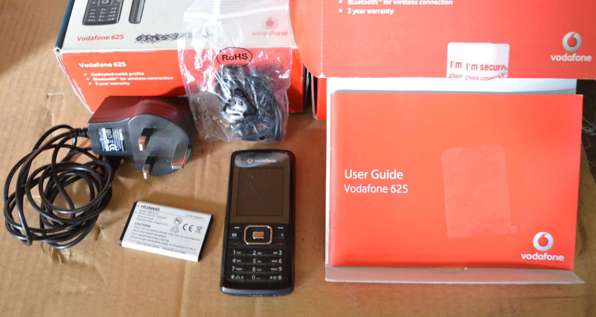 6x Vodafone 625 Mobile Phones. - Image 2 of 2