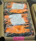 Workwear Gloves - Latex Coated - 240 pairs -orange