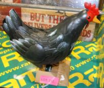 Garden Ornament - Rooster - no tail feathers