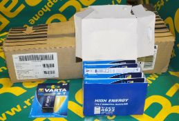 Varta PP3 Square Batteries - 50 per box - 1 box
