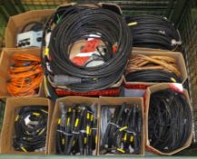 Cable assemblies - various - unknown lengths