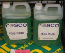 2x Rosco Fog Fluid bottles