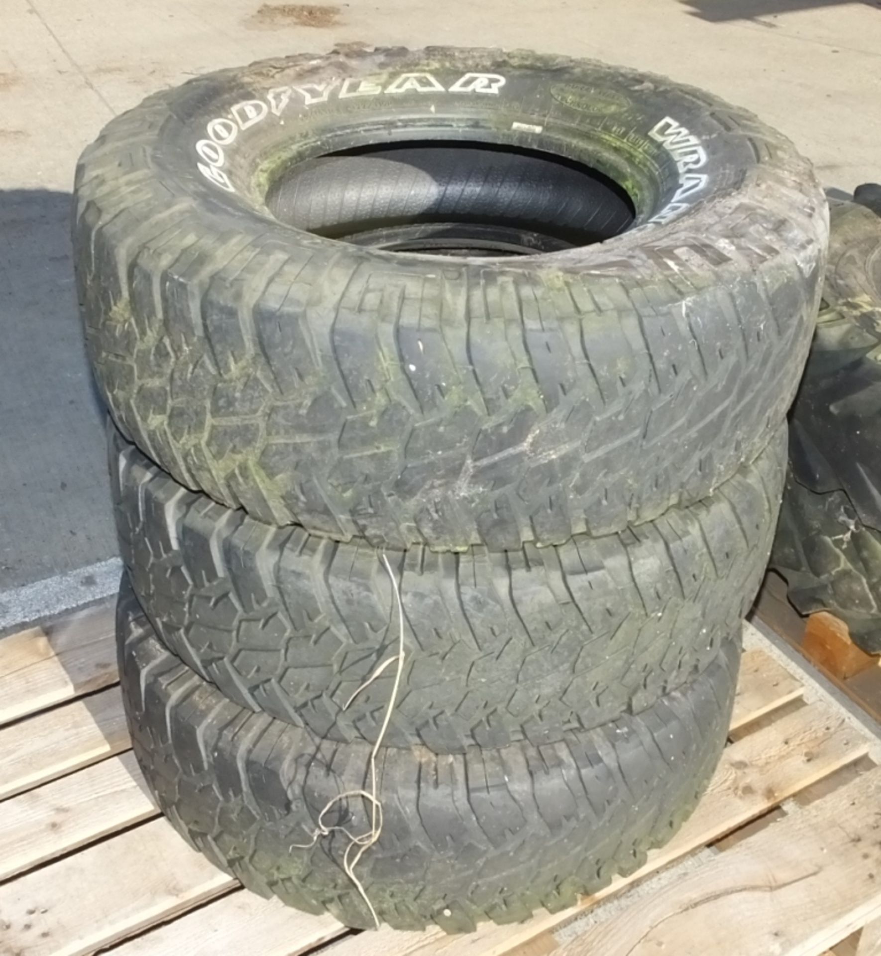 3x Goodyear Wrangler Tyres