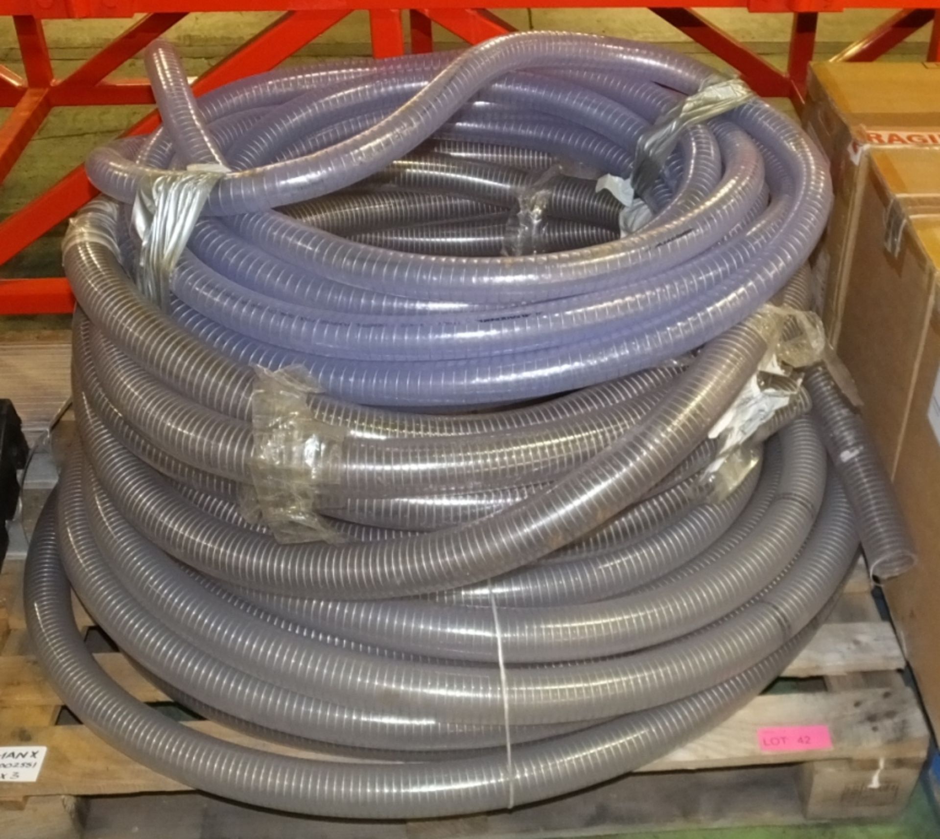 3x Clear Re-enforced Hoses - unknown lengths