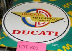 Cast Sign - Ducati