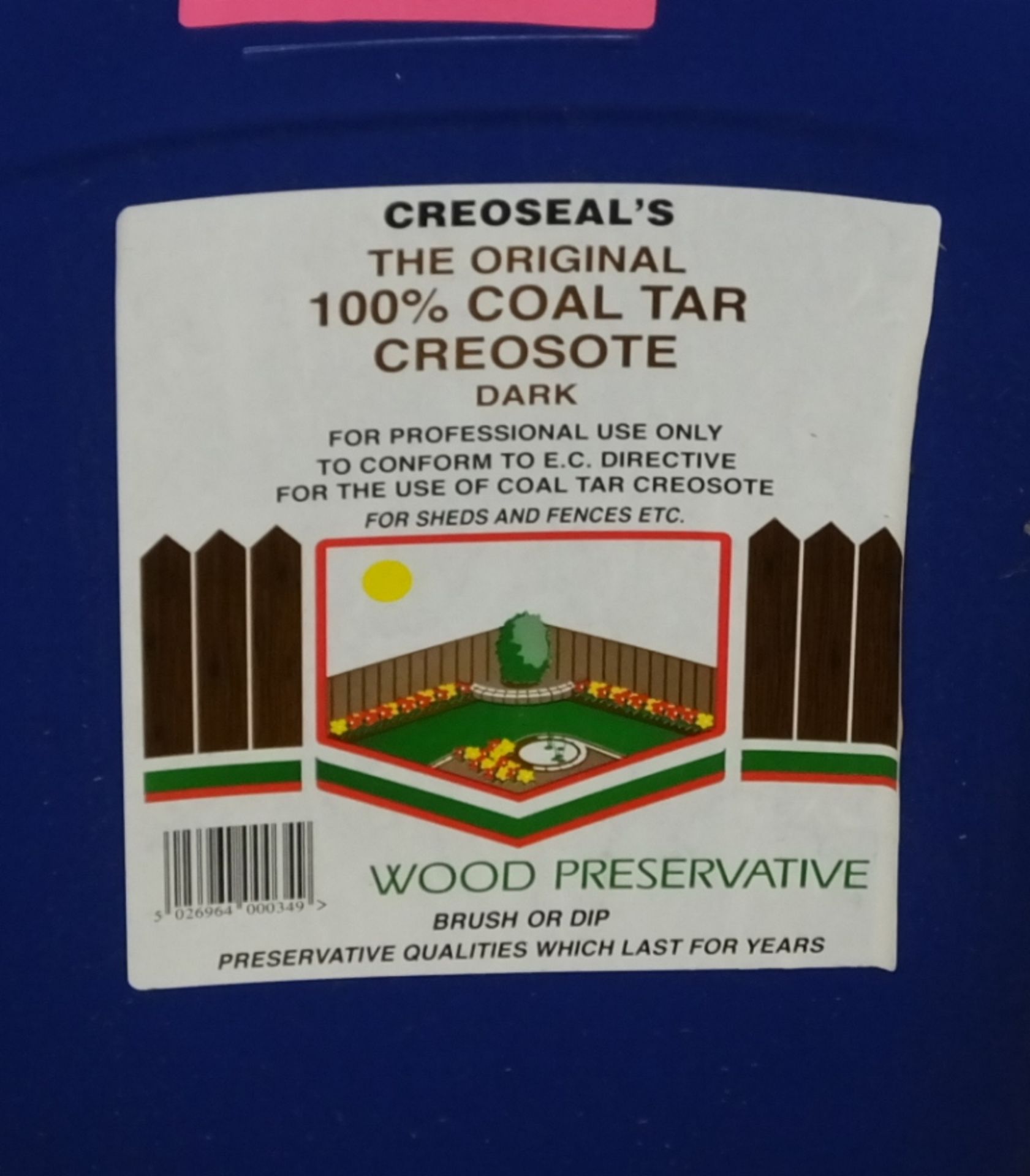 Creoseals 100% Coal Tar Creosote - 3x 20 LTR - Image 2 of 2