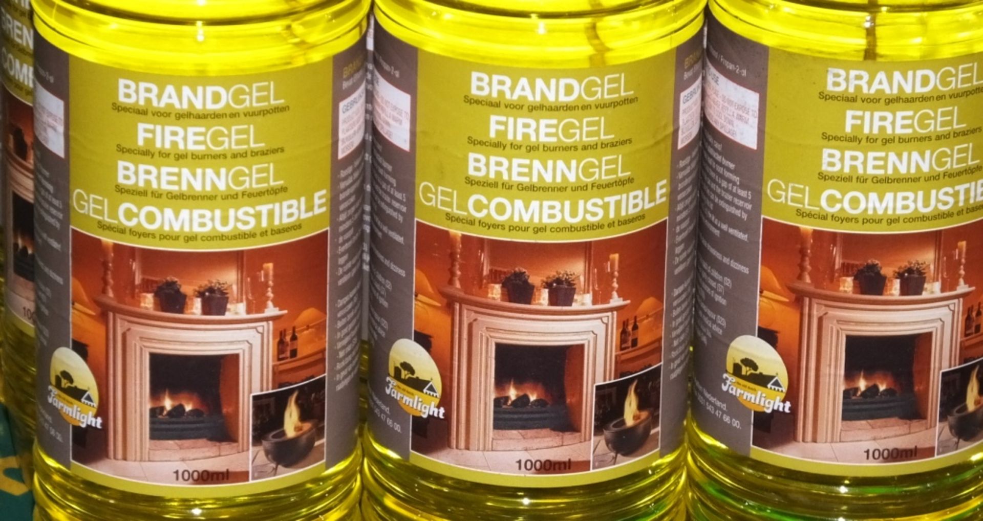 Farmlight Brandgel Firegel 1LTR - 12 Bottles COLLECTION ONLY - Bild 2 aus 2