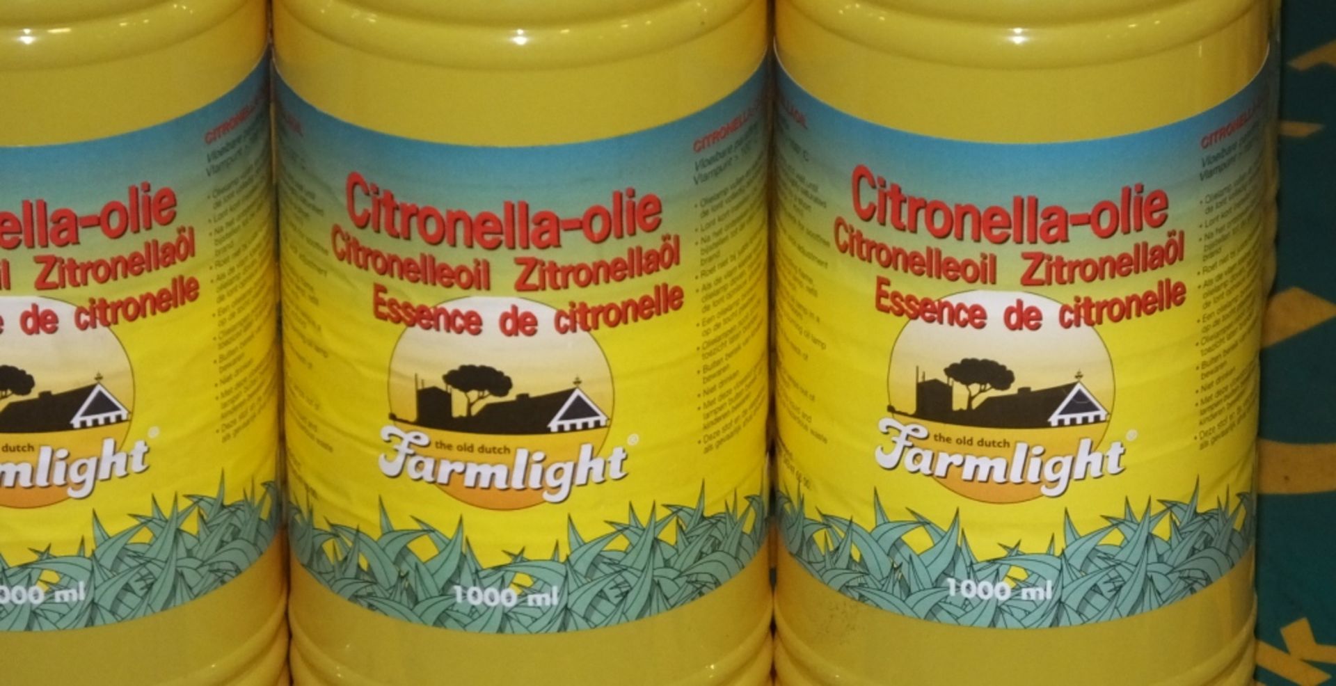 Farmlight Citronella Lamp Oil - 1LTR - 12 Bottles COLLECTION ONLY - Image 2 of 2