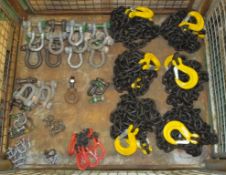 Lifting Equipment - D-Shackles, Chain & hook assemblies, Lifting eyes