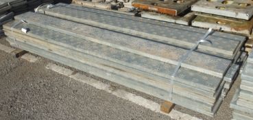 30x Metal Deck Sections W22.5 x H4 x L183 / 244cm