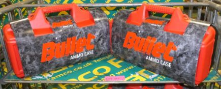 2x Bullet Ammo Tool boxes