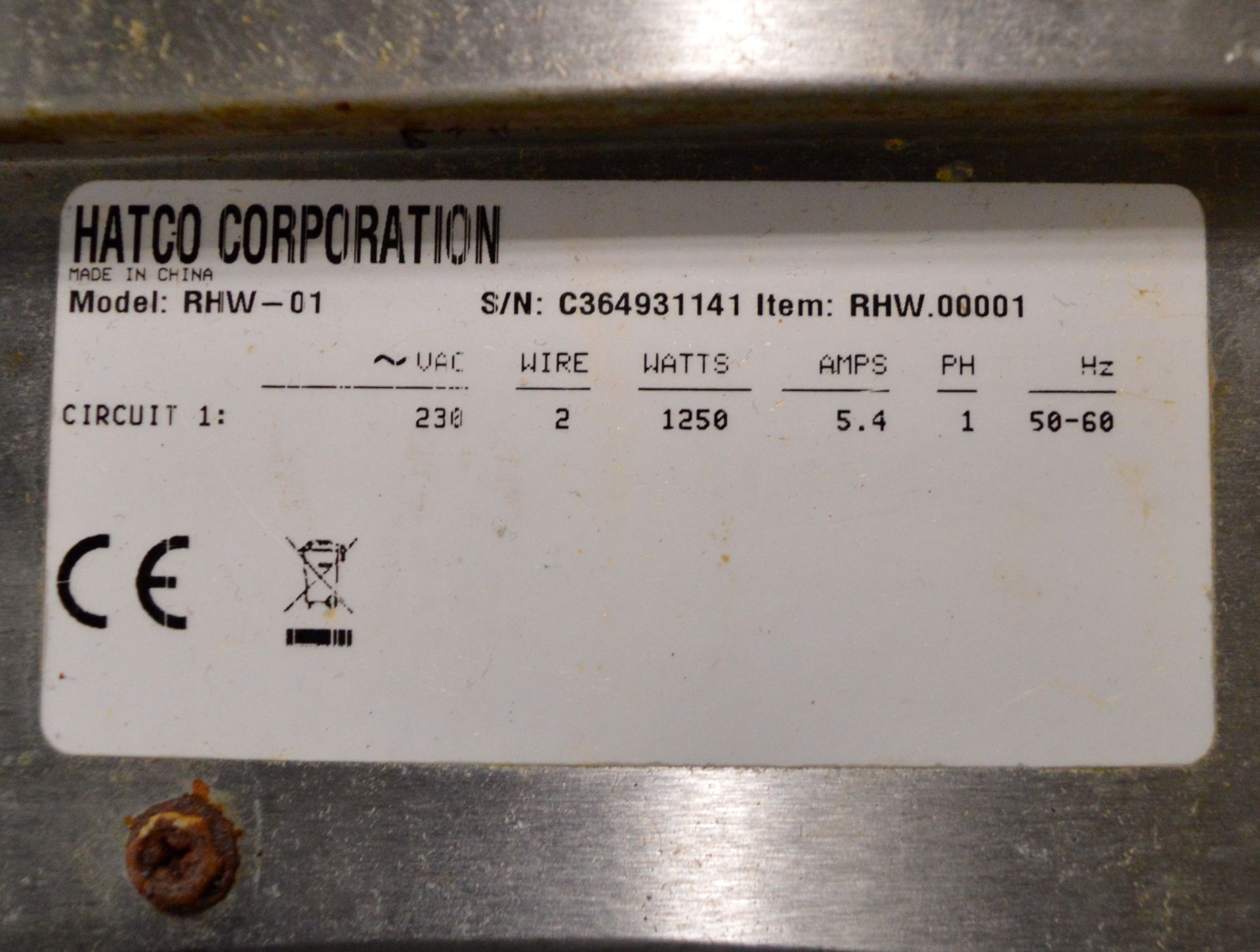 Hatco, RHW-02, Heatmax Heated Well - Image 2 of 2