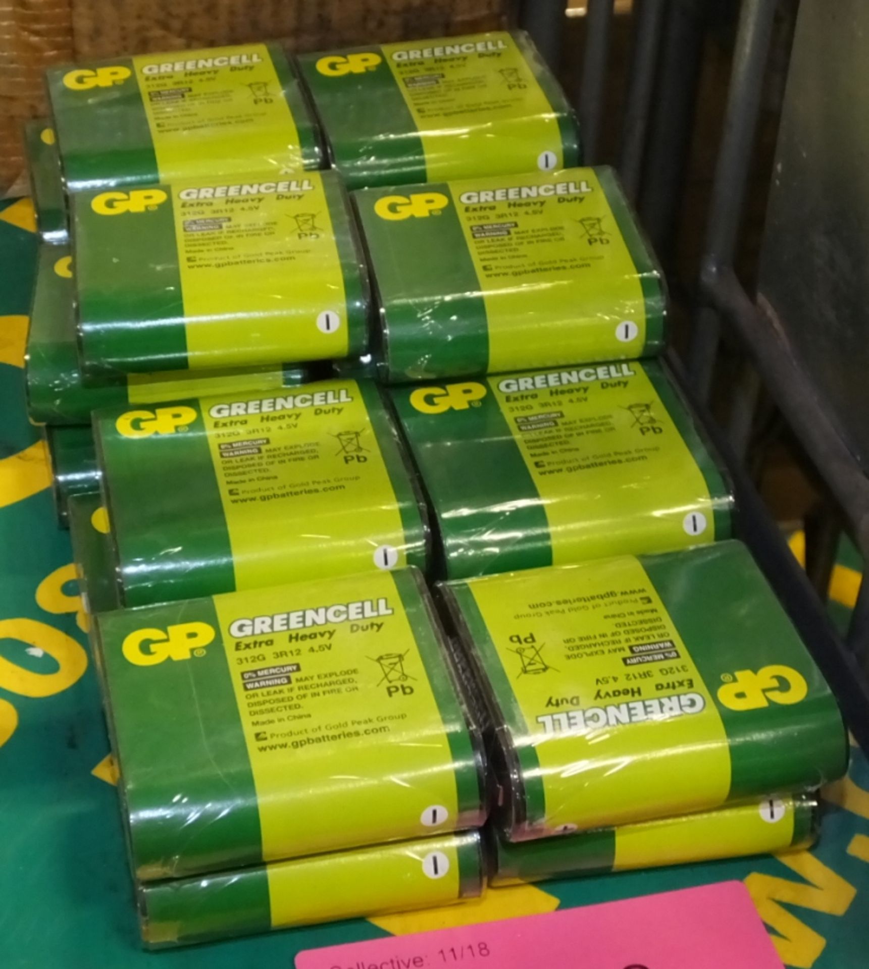 40x GreenCell Extra heavy duty batteries - 312G - 3R12 - 4.5V - Image 2 of 2