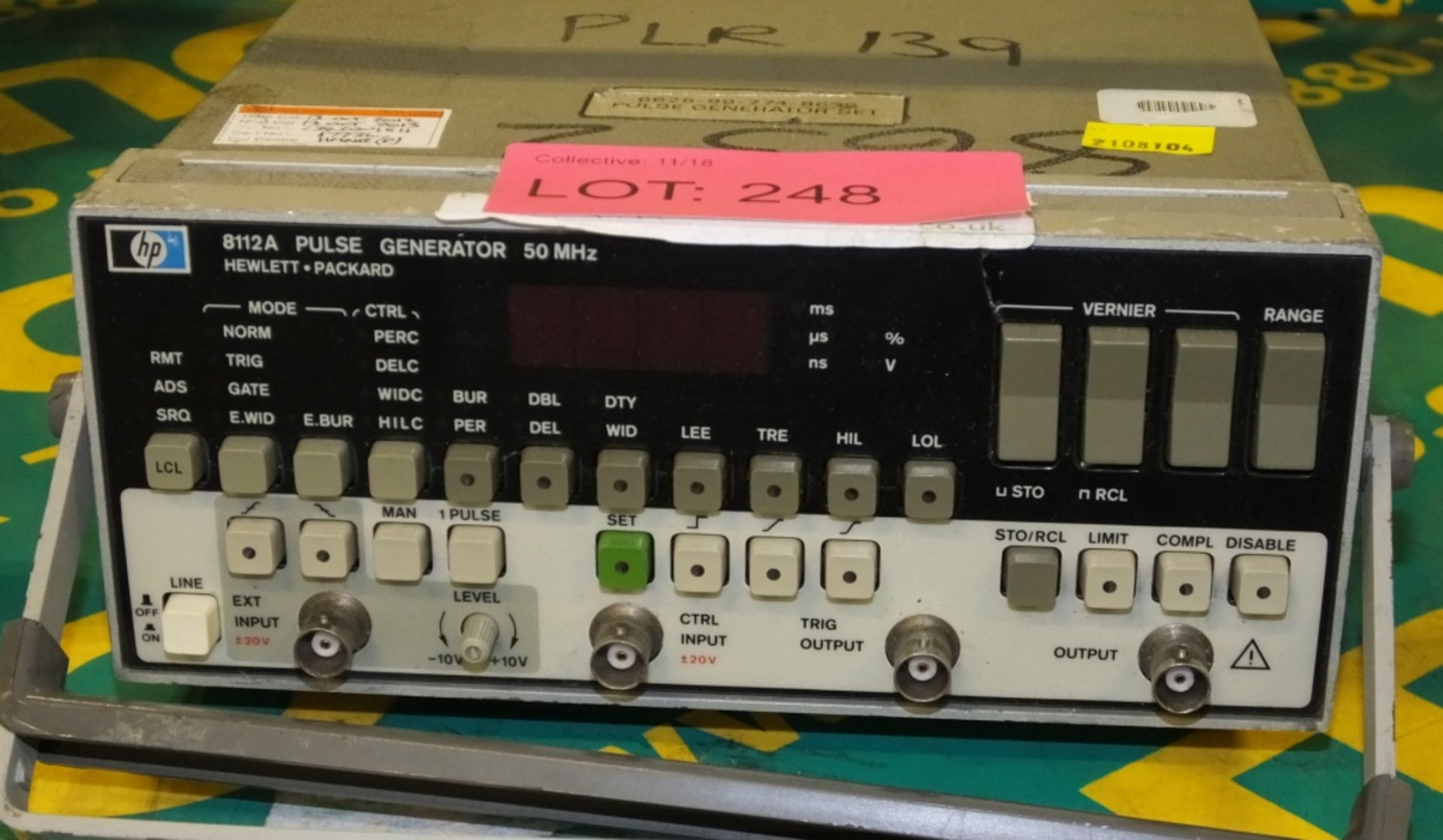 HP 8112A Pulse Generator - 50mhz - Image 2 of 2