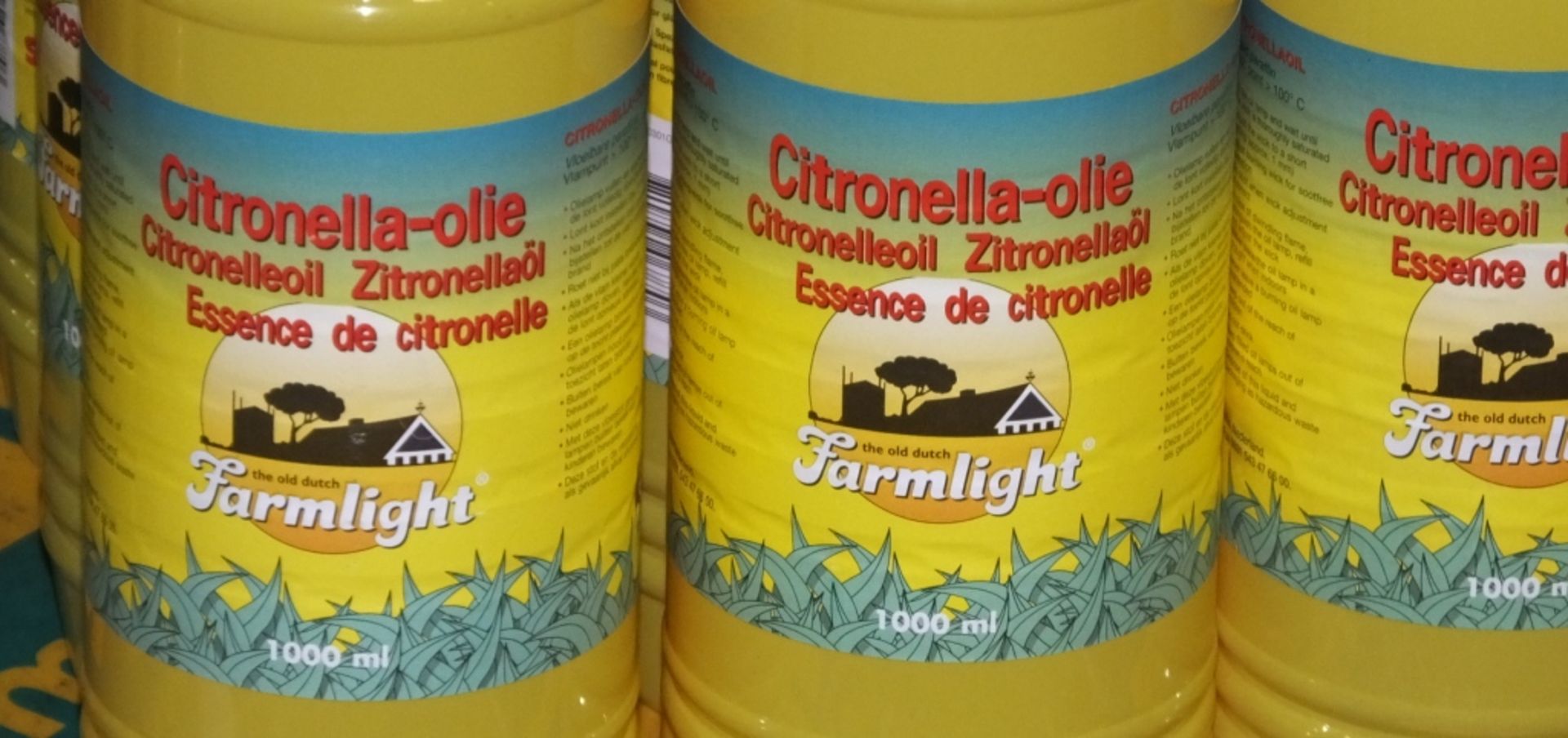 Farmlight Citronella Lamp Oil - 1LTR - 12 Bottles COLLECTION ONLY - Image 2 of 2