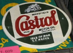 Cast Sign - Castrol Motor Oil