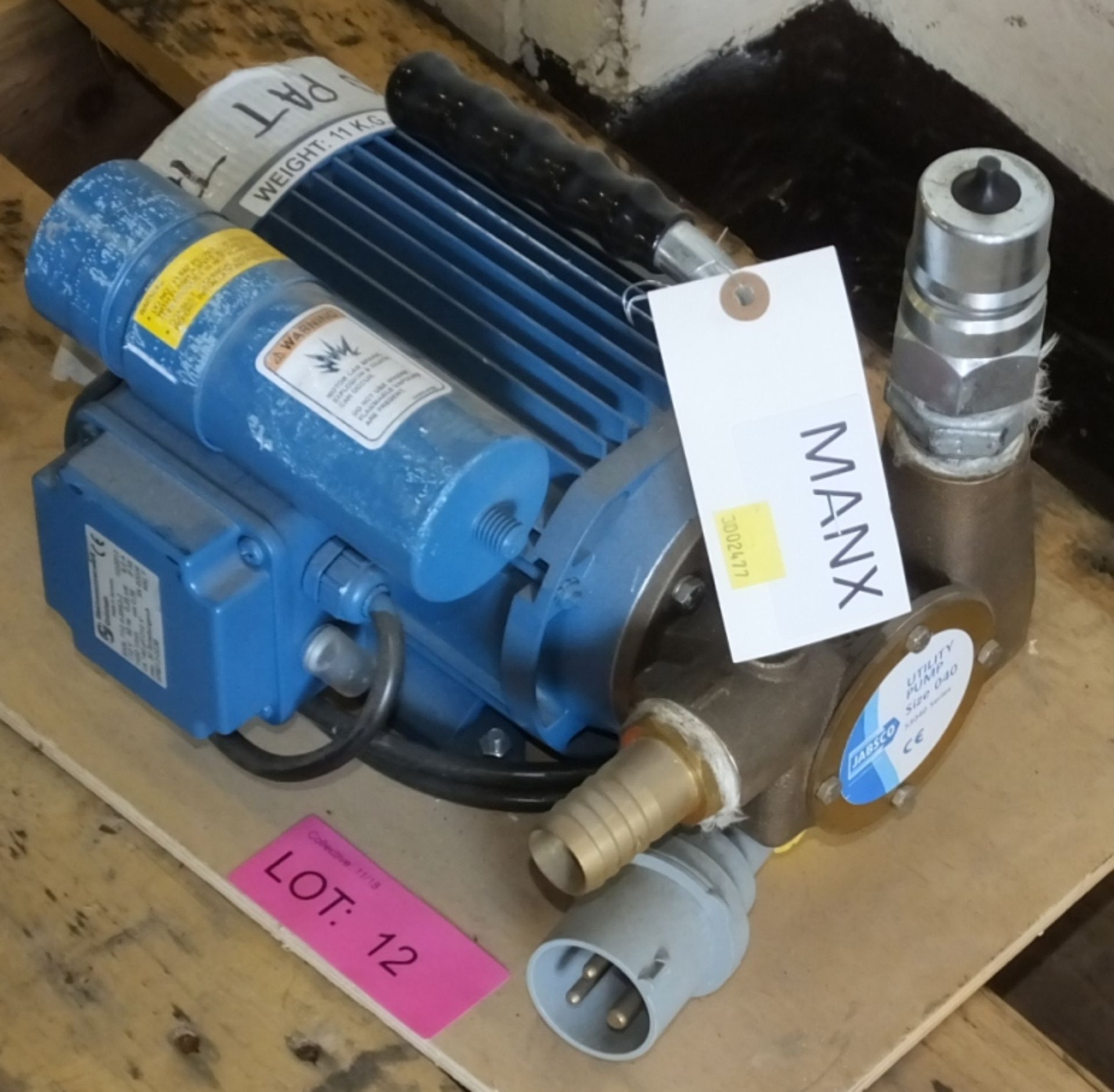 Electric Pump Unit - EMGR - EASL 71G 4-SR53-2 - 110V - Image 2 of 3