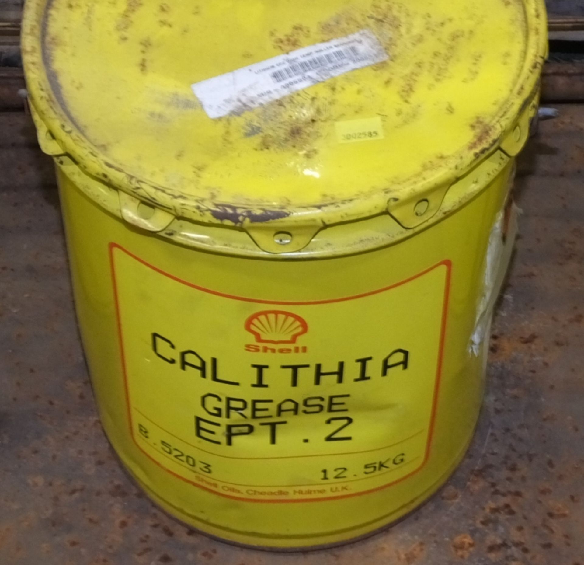 6x Grease 20ltr Drums - Shell Cardium Compound F, Shell Calithia EPT 2, Castrol Spheerol 1 - Image 3 of 6