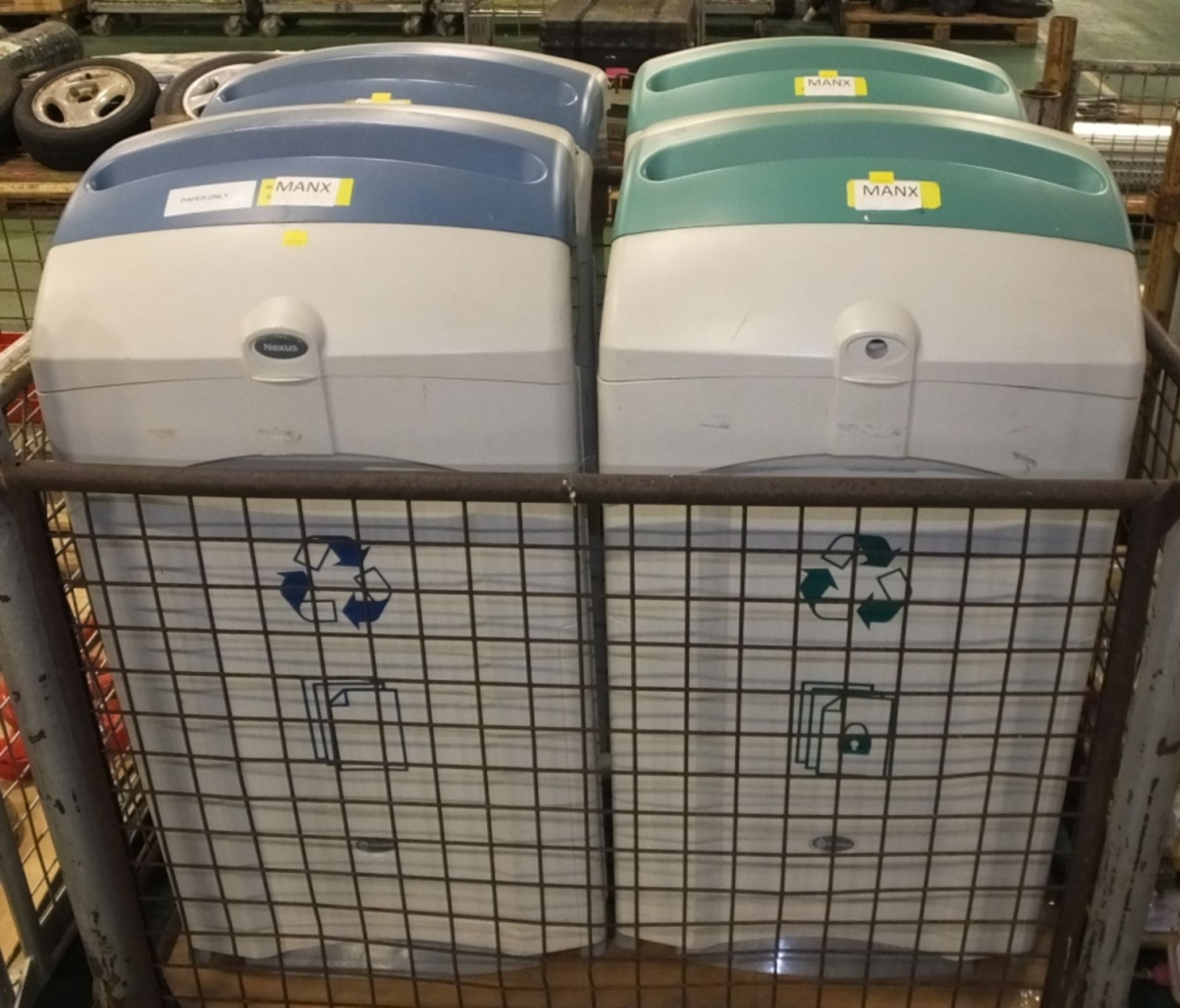 4x Document Recycle Bins