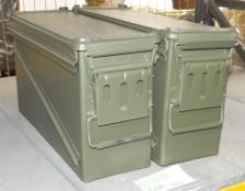 2x Ammunition Boxes Refurbished PA120