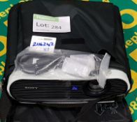 Sony XGA VPL-EX50- Projector with carry bag