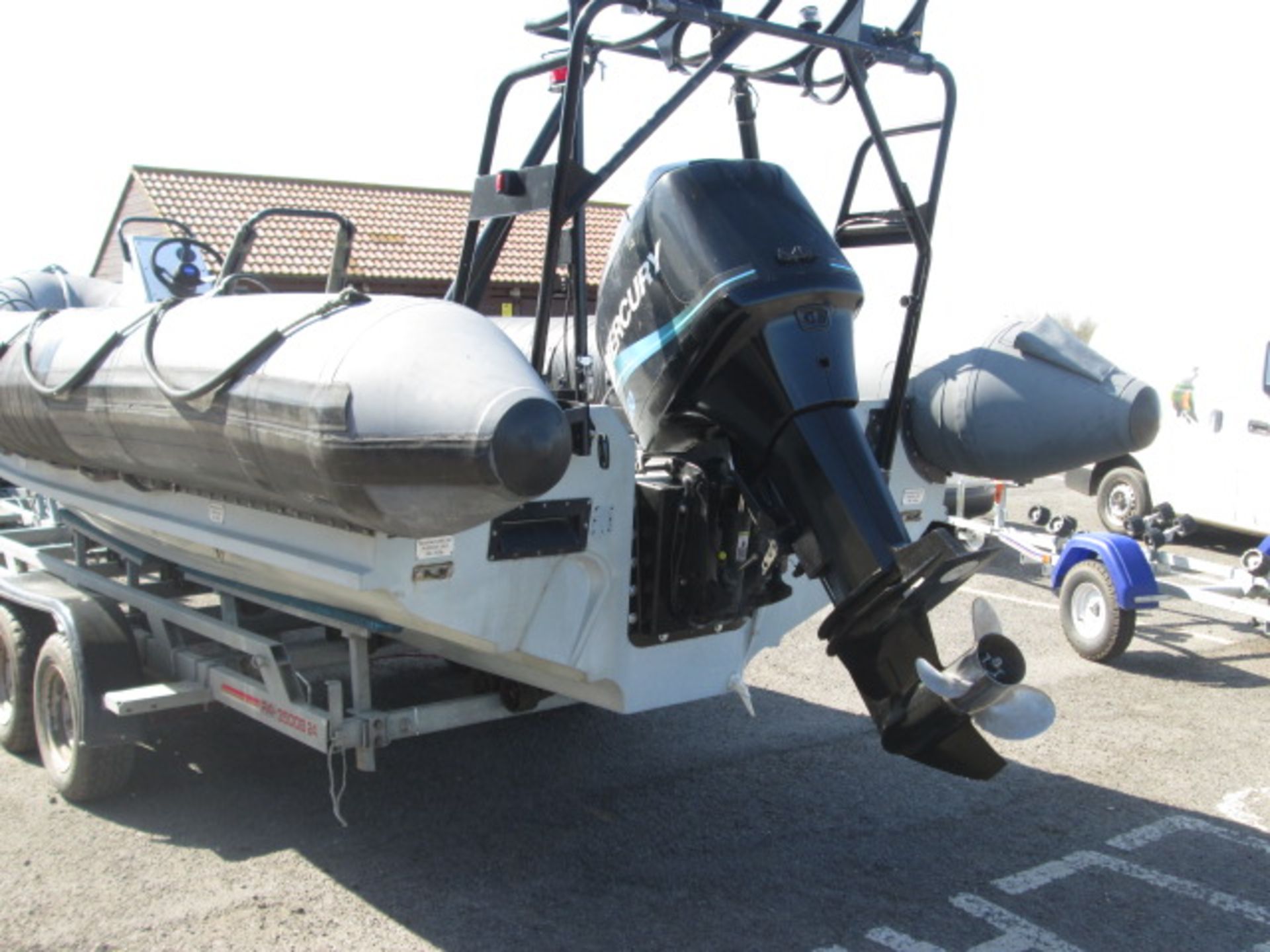 Halmatic 22 Military Spec RIB Boat - Mercury 6 cylinder 2 stroke 150hp outboard - Length 7 - Image 3 of 36