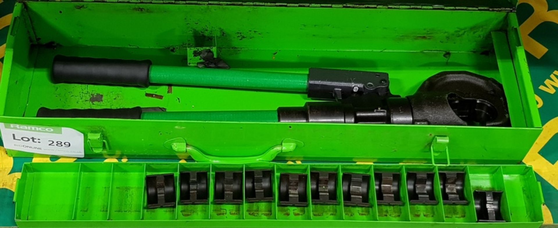 Heavy Duty Crimping Tool in metal carry case