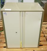 2x Door metal cabinet