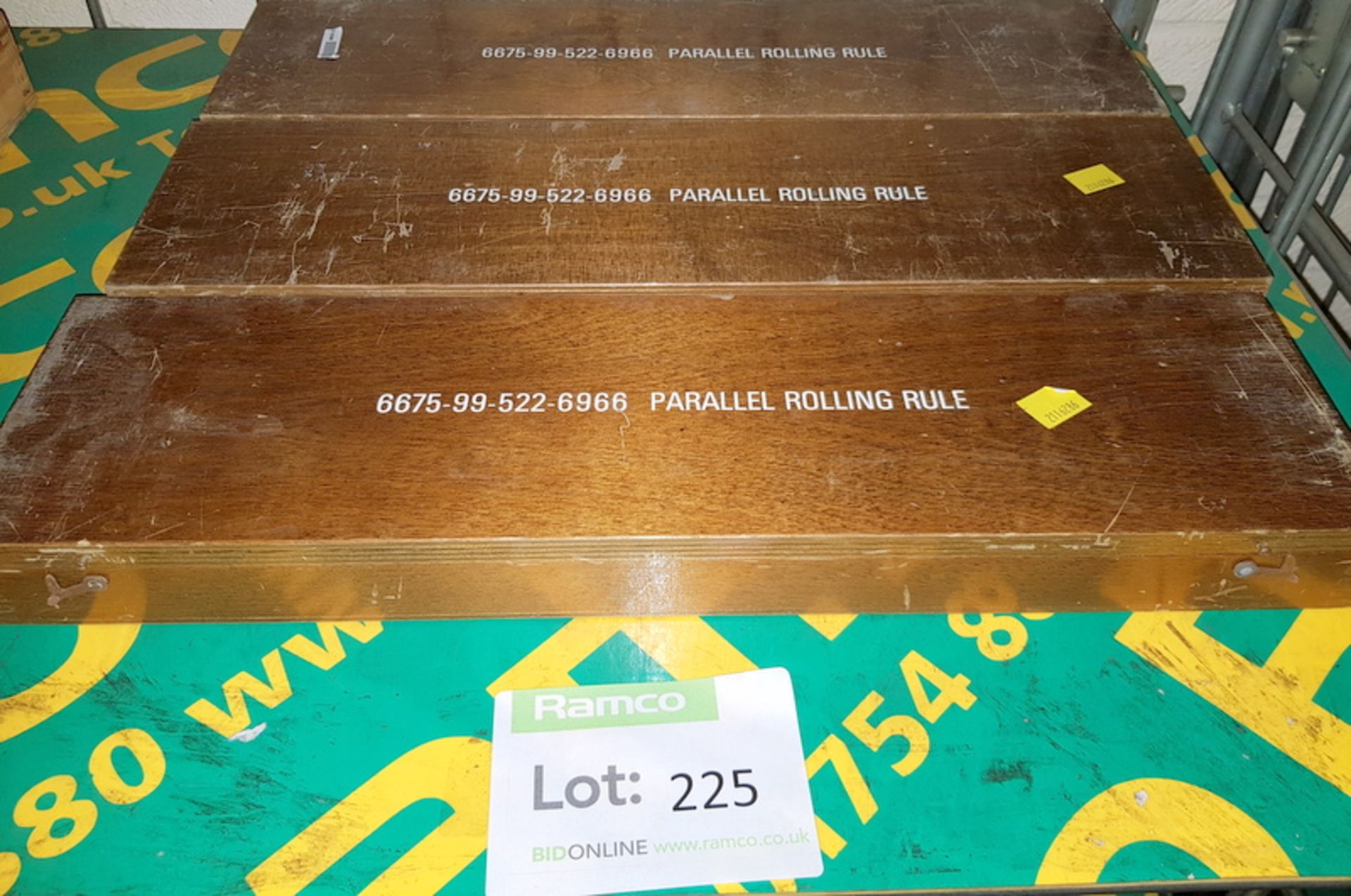 3x Parallel Rolling Rules NSN 6675-99-522-6966