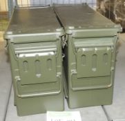 2x Ammunition Boxes Refurbished PA120