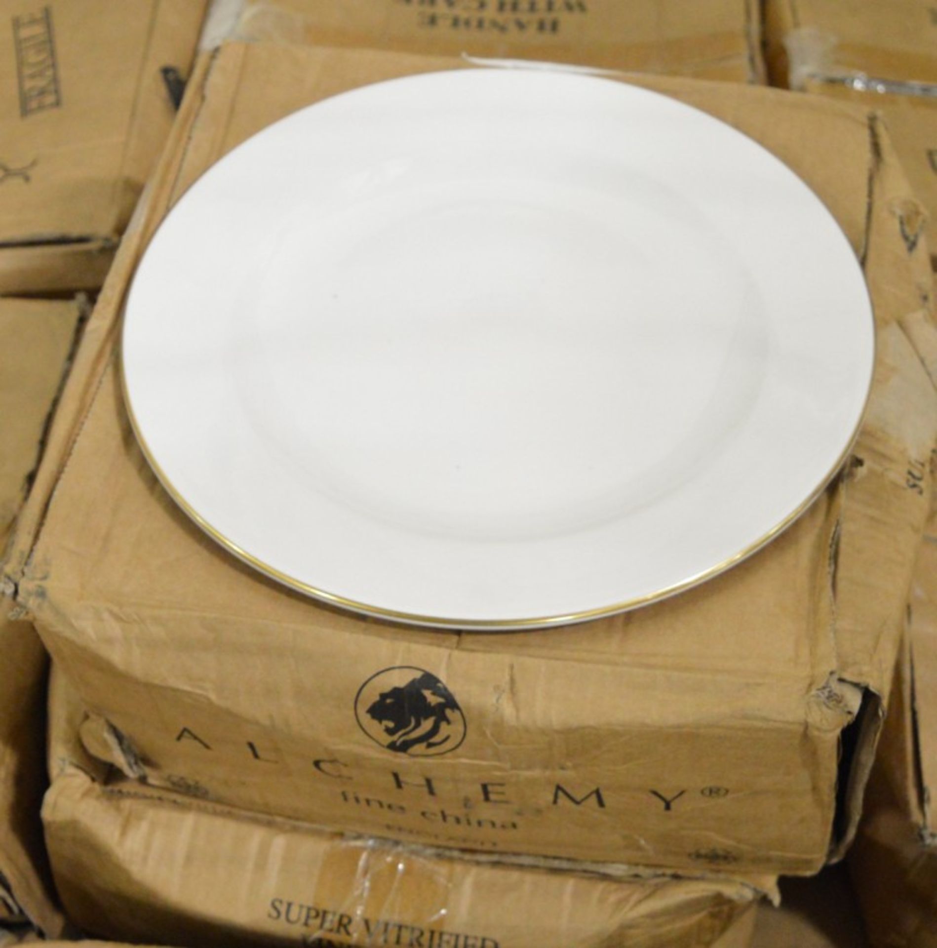 Churchill Dining Plates Alchemy Gold - 13 boxes - 12 per box - Image 2 of 2